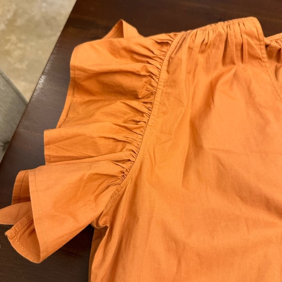 ULLA JOHNSON Iyla Ruffle Poplin Peplum Top &
Zada Pants (SD2) - Picture 12 of 12